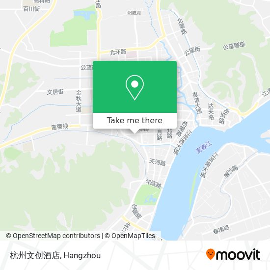 杭州文创酒店 map