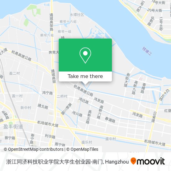 浙江同济科技职业学院大学生创业园-南门 map