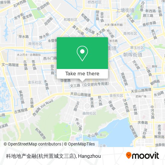 科地地产金融(杭州置城文三店) map