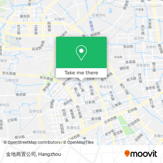 金地商置公司 map