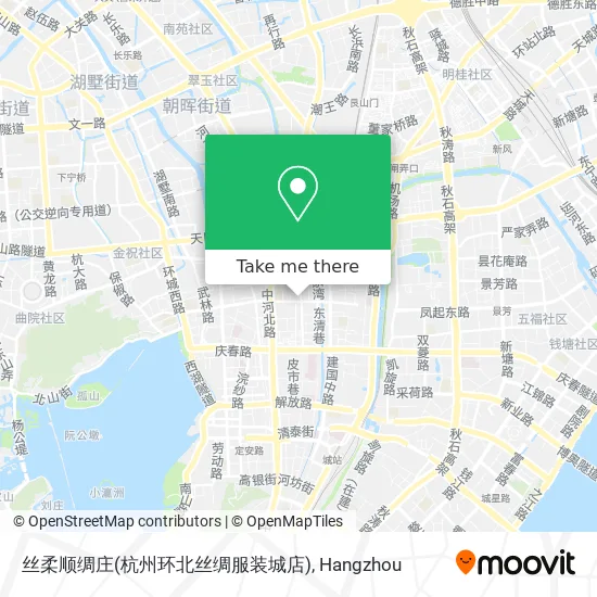 丝柔顺绸庄(杭州环北丝绸服装城店) map