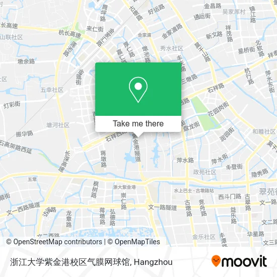 浙江大学紫金港校区气膜网球馆 map