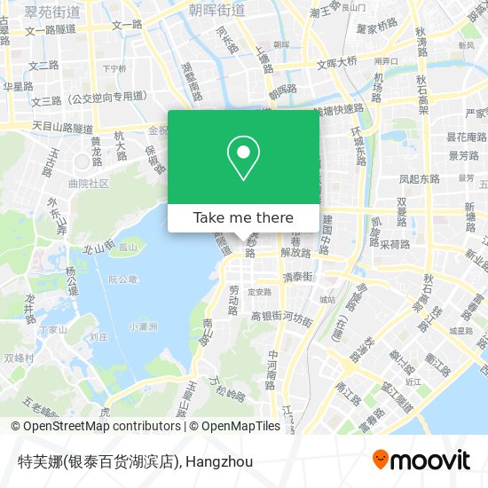 特芙娜(银泰百货湖滨店) map