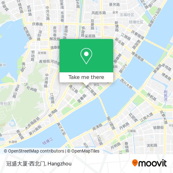冠盛大厦-西北门 map