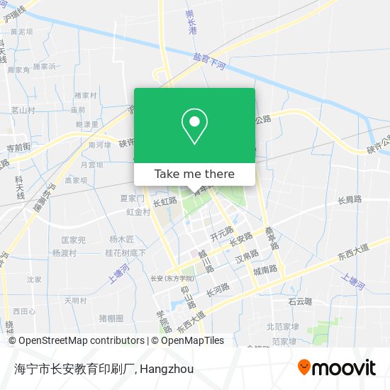 海宁市长安教育印刷厂 map