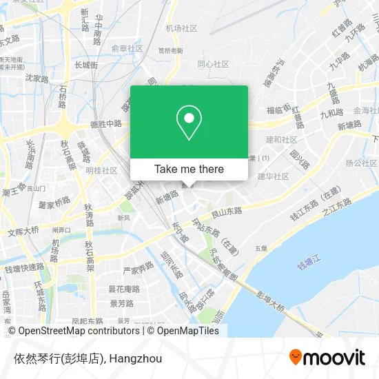依然琴行(彭埠店) map