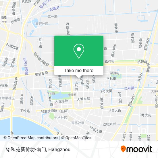 铭和苑新荷坊-南门 map