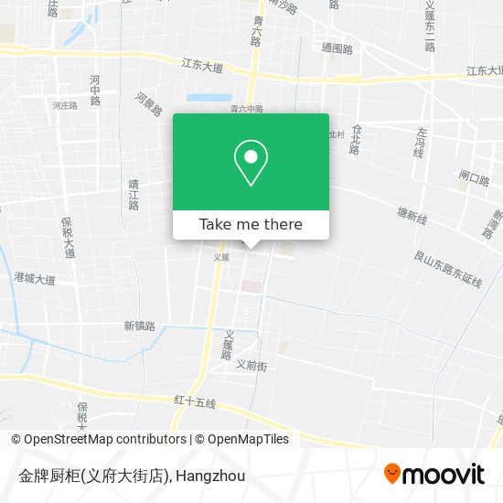 金牌厨柜(义府大街店) map