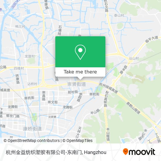 杭州金益纺织塑胶有限公司-东南门 map