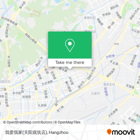 我爱我家(天阳观筑店) map
