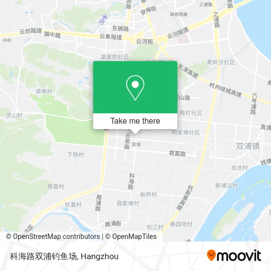 科海路双浦钓鱼场 map