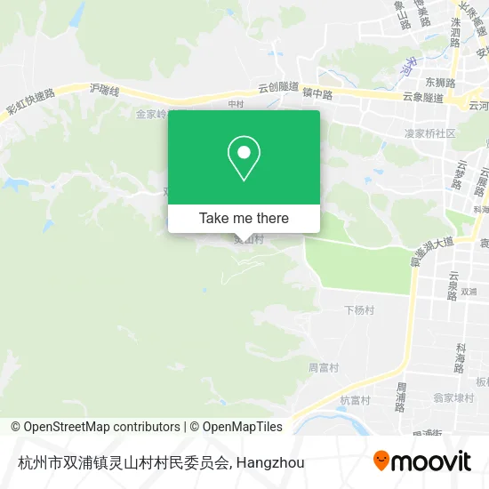 杭州市双浦镇灵山村村民委员会 map