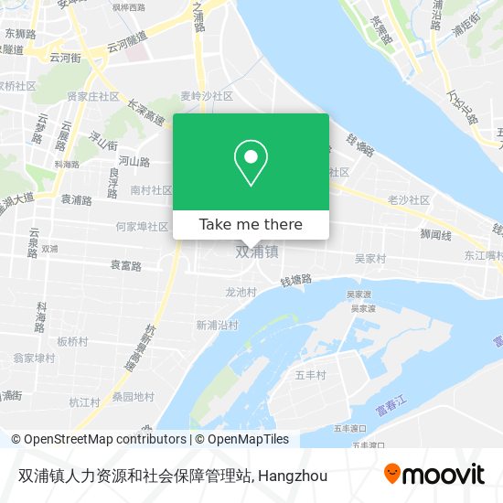 双浦镇人力资源和社会保障管理站 map
