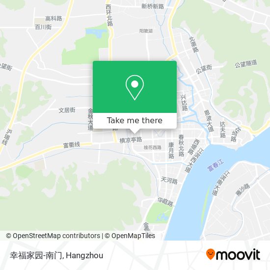 幸福家园-南门 map