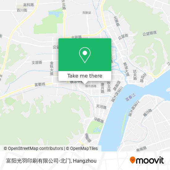 富阳光羽印刷有限公司-北门 map