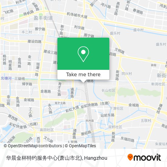 华晨金杯特约服务中心(萧山市北) map