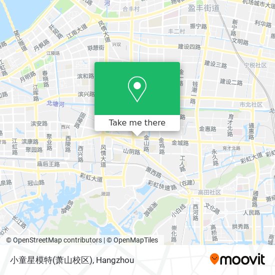 小童星模特(萧山校区) map