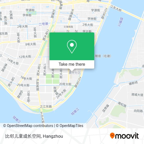 比邻儿童成长空间 map