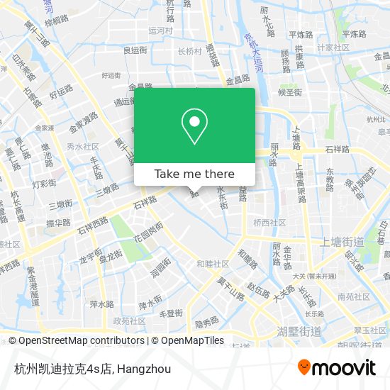 杭州凯迪拉克4s店 map