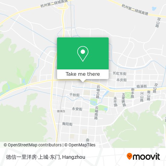 德信一里洋房·上城-东门 map