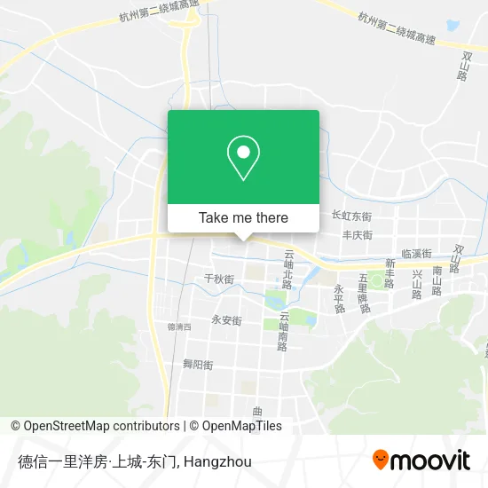 德信一里洋房·上城-东门 map