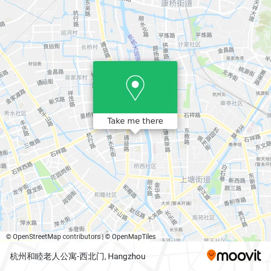 杭州和睦老人公寓-西北门 map