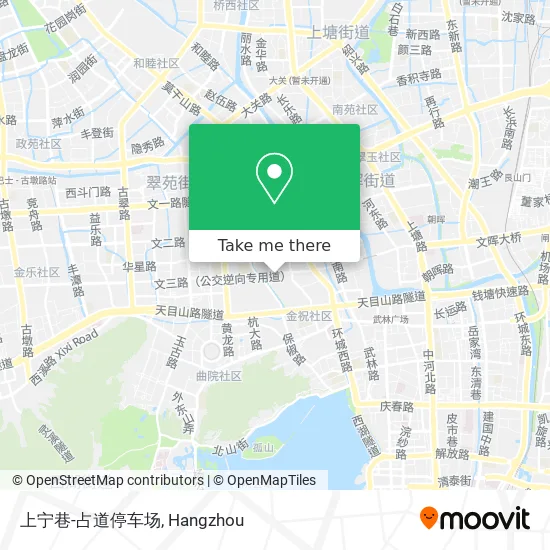 上宁巷-占道停车场 map