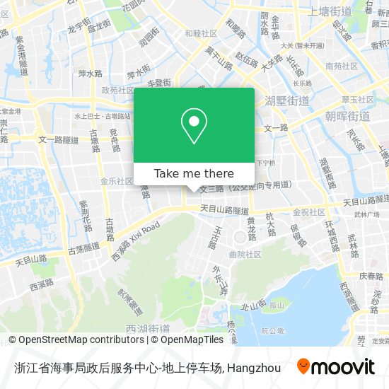 浙江省海事局政后服务中心-地上停车场 map