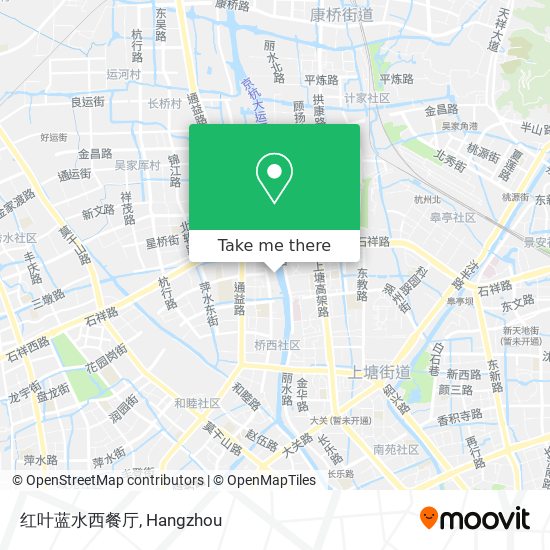 红叶蓝水西餐厅 map