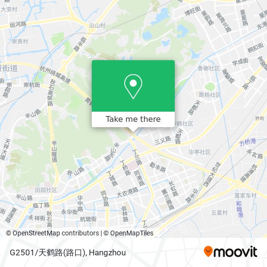 G2501/天鹤路(路口) map