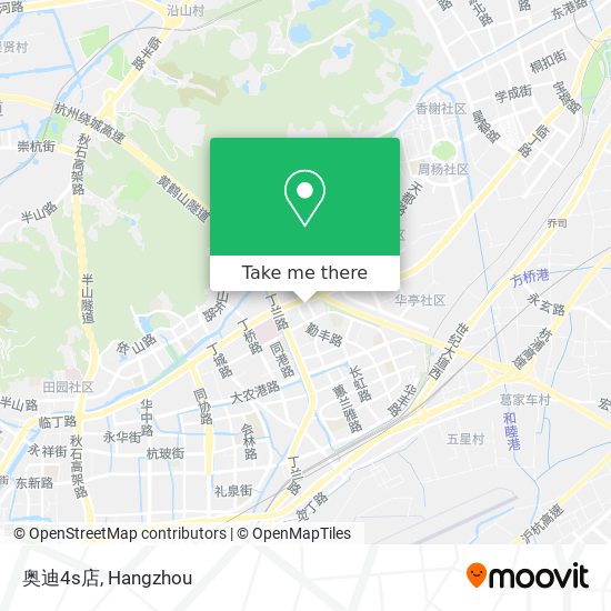 奥迪4s店 map