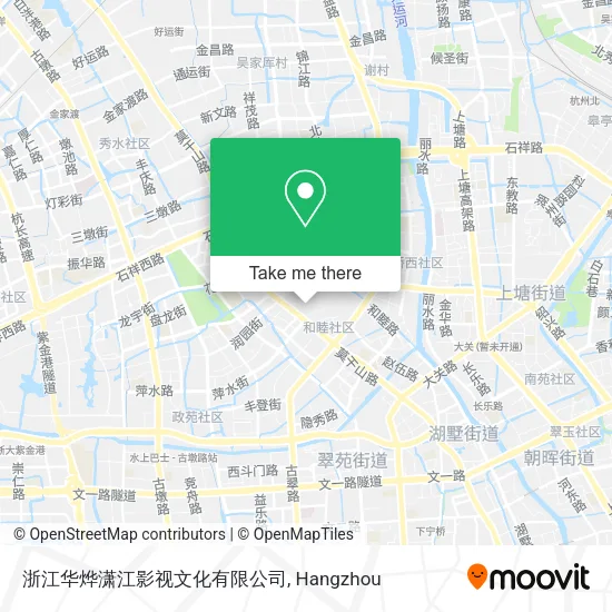 浙江华烨潇江影视文化有限公司 map