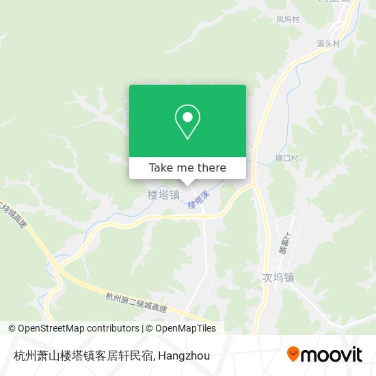 杭州萧山楼塔镇客居轩民宿 map