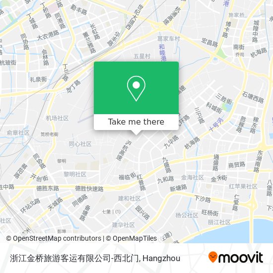 浙江金桥旅游客运有限公司-西北门 map