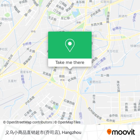 义乌小商品直销超市(乔司店) map