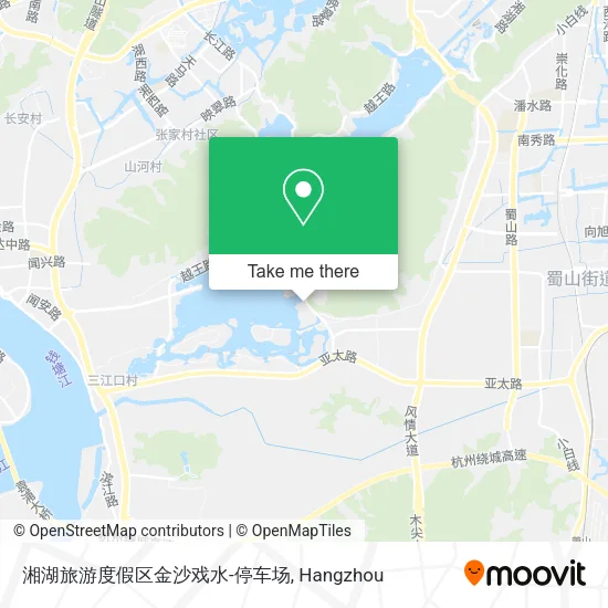 湘湖旅游度假区金沙戏水-停车场 map