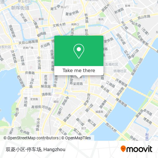 双菱小区-停车场 map