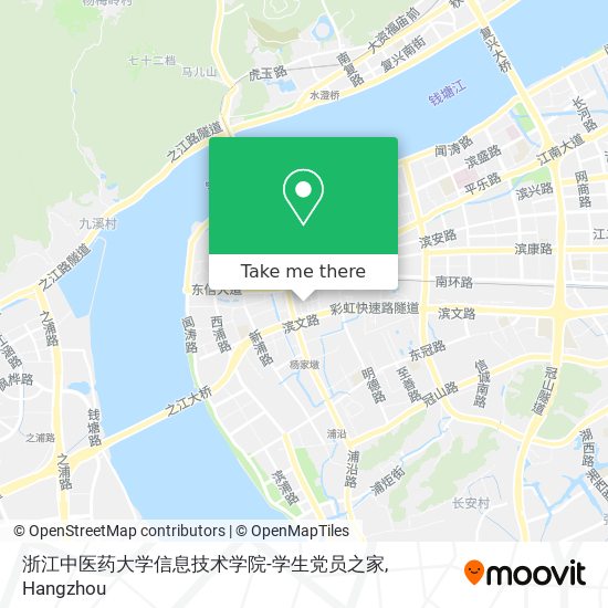 浙江中医药大学信息技术学院-学生党员之家 map