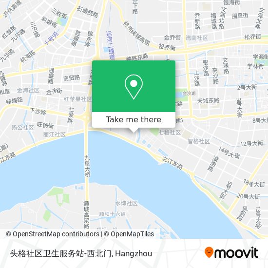 头格社区卫生服务站-西北门 map