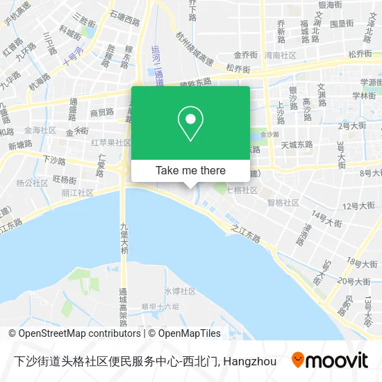 下沙街道头格社区便民服务中心-西北门 map