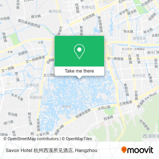 Savoir Hotel 杭州西溪所见酒店 map