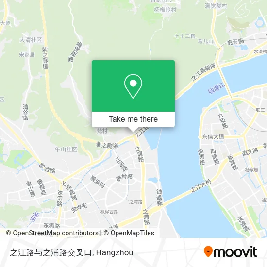 之江路与之浦路交叉口 map