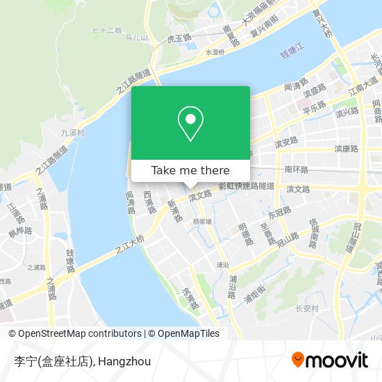 李宁(盒座社店) map
