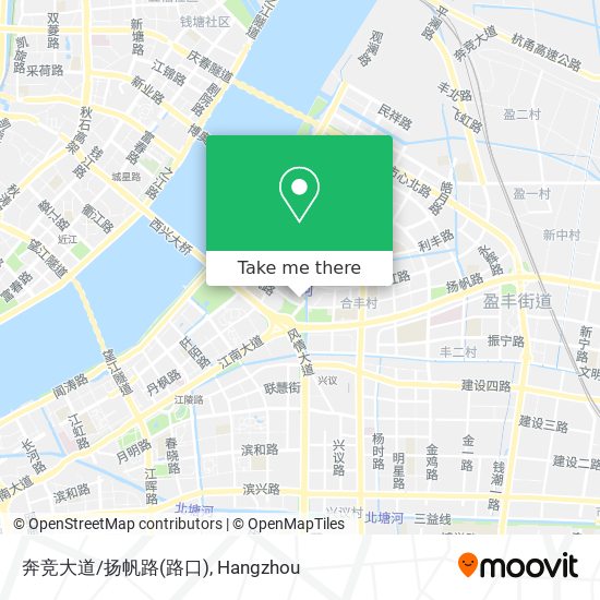 奔竞大道/扬帆路(路口) map