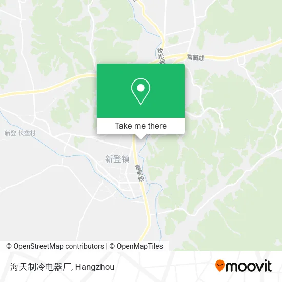 海天制冷电器厂 map