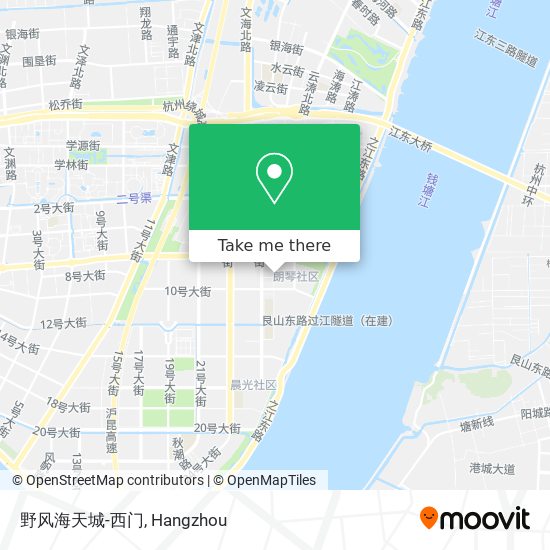 野风海天城-西门 map