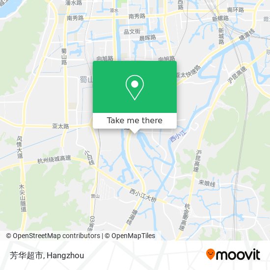 芳华超市 map