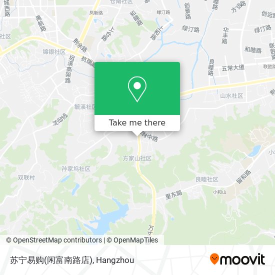 苏宁易购(闲富南路店) map