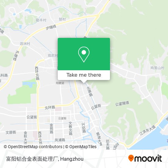 富阳铝合金表面处理厂 map