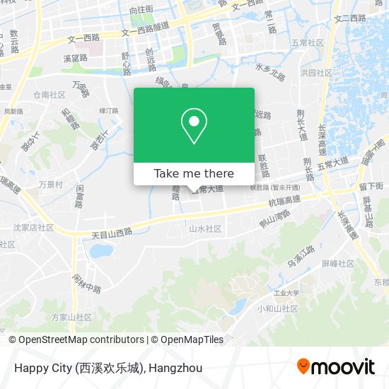 Happy City (西溪欢乐城) map